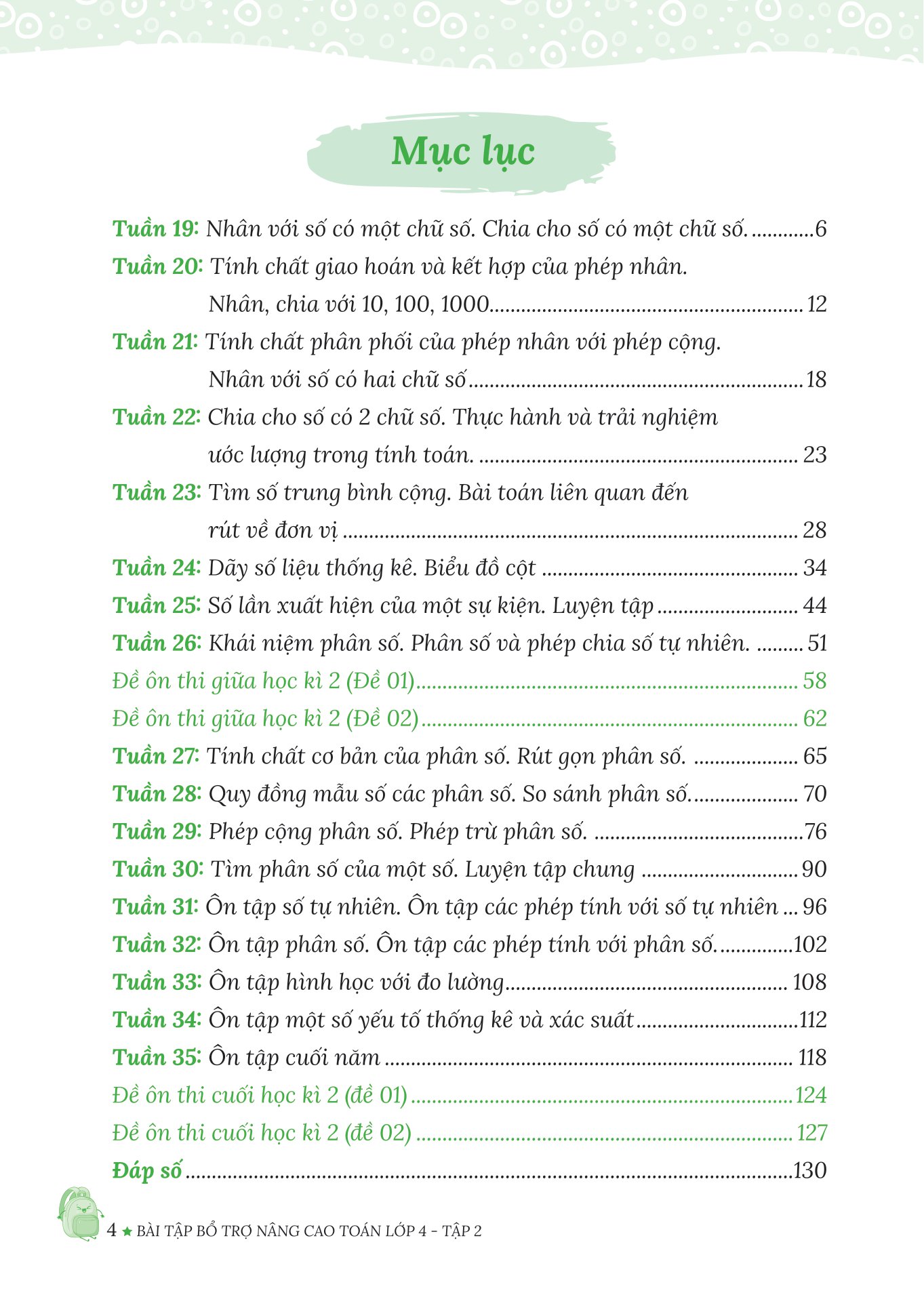 bộ bài tập bổ trợ nâng cao toán lớp 4 - tập 2 (theo chương trình của bộ sách kết nối tri thức với cuộc sống) - Ảnh 3