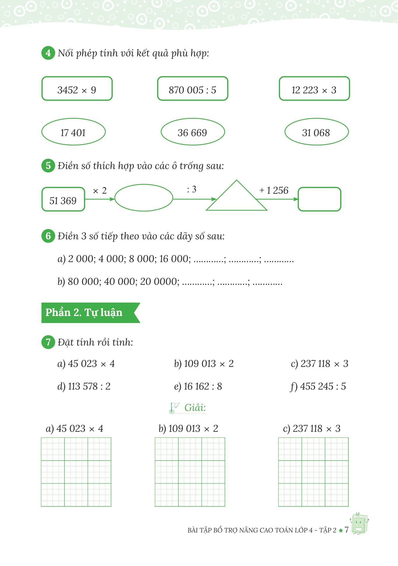 bộ bài tập bổ trợ nâng cao toán lớp 4 - tập 2 (theo chương trình của bộ sách kết nối tri thức với cuộc sống) - Ảnh 6