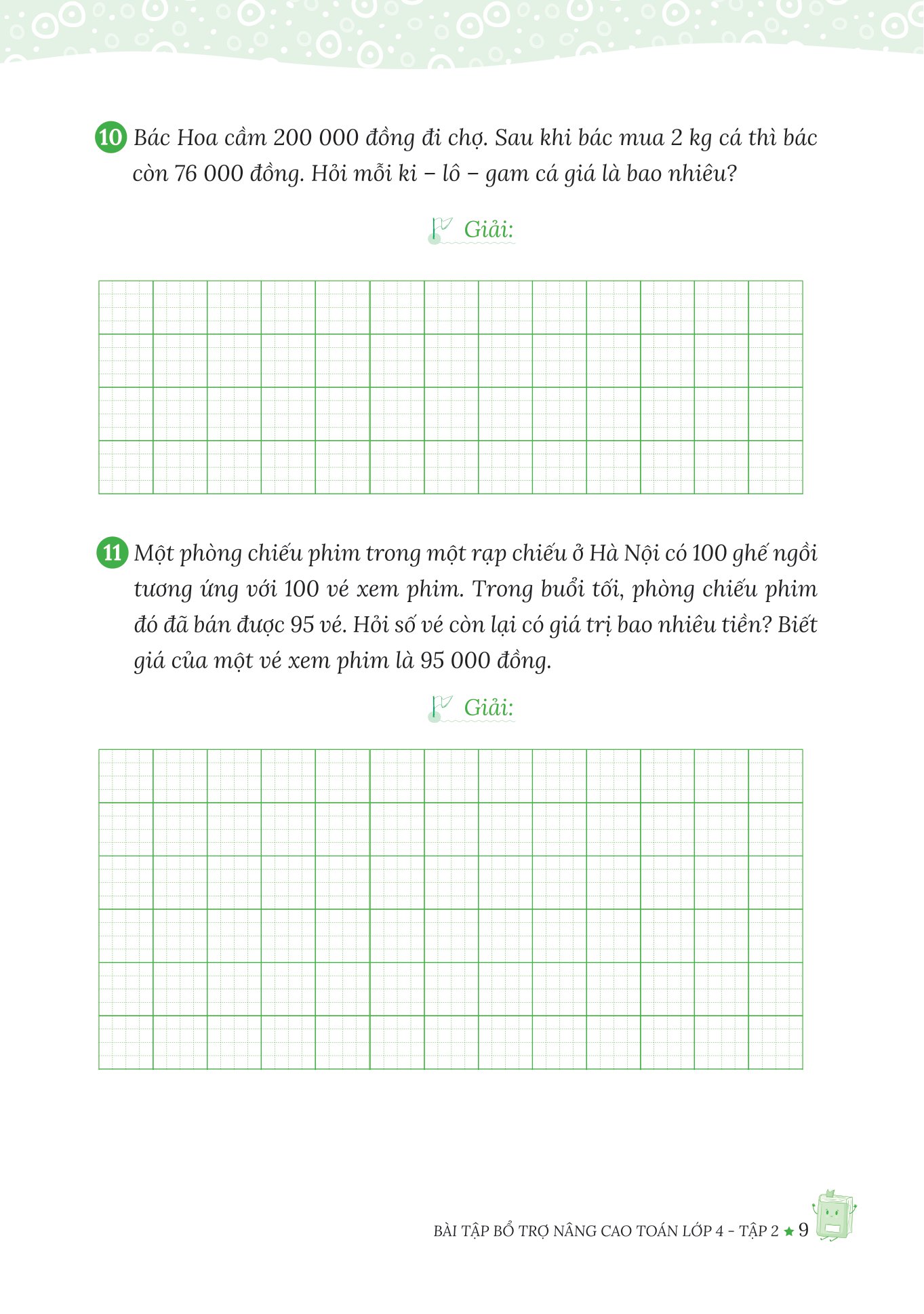 bộ bài tập bổ trợ nâng cao toán lớp 4 - tập 2 (theo chương trình của bộ sách kết nối tri thức với cuộc sống) - Ảnh 8