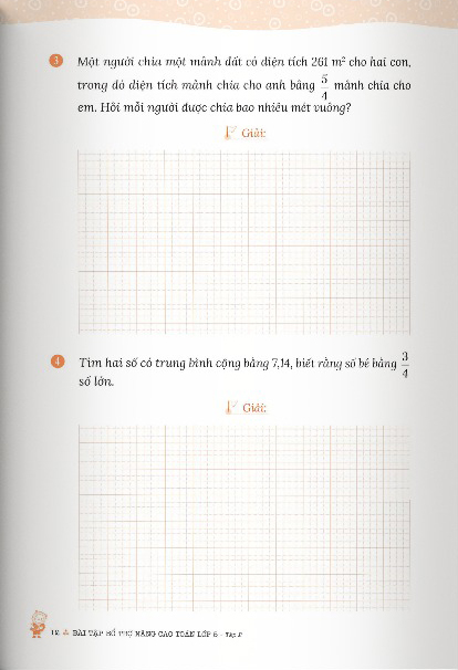 Bộ Bài Tập Bổ Trợ Nâng Cao Toán Lớp 5 - Tập 2 - Ảnh 6