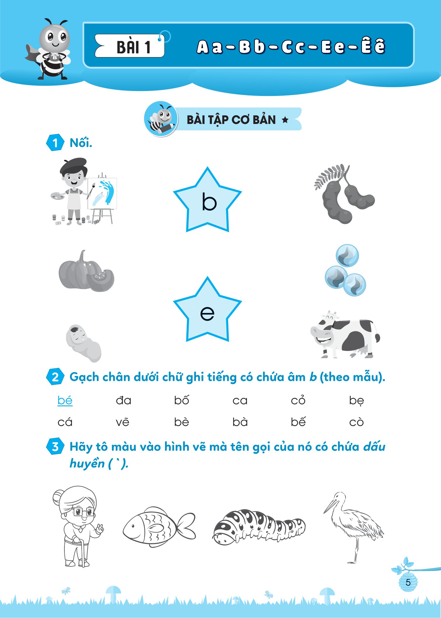 bộ bài tập bổ trợ tiếng việt cơ bản và nâng cao lớp 1 - tập 1 - Ảnh 6