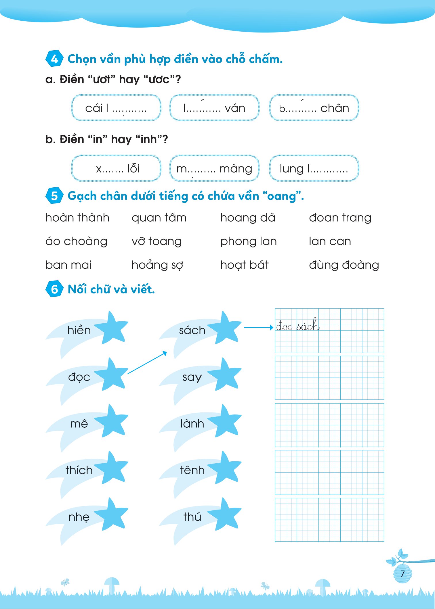 bộ bài tập bổ trợ tiếng việt cơ bản và nâng cao lớp 1 - tập 2 - Ảnh 8