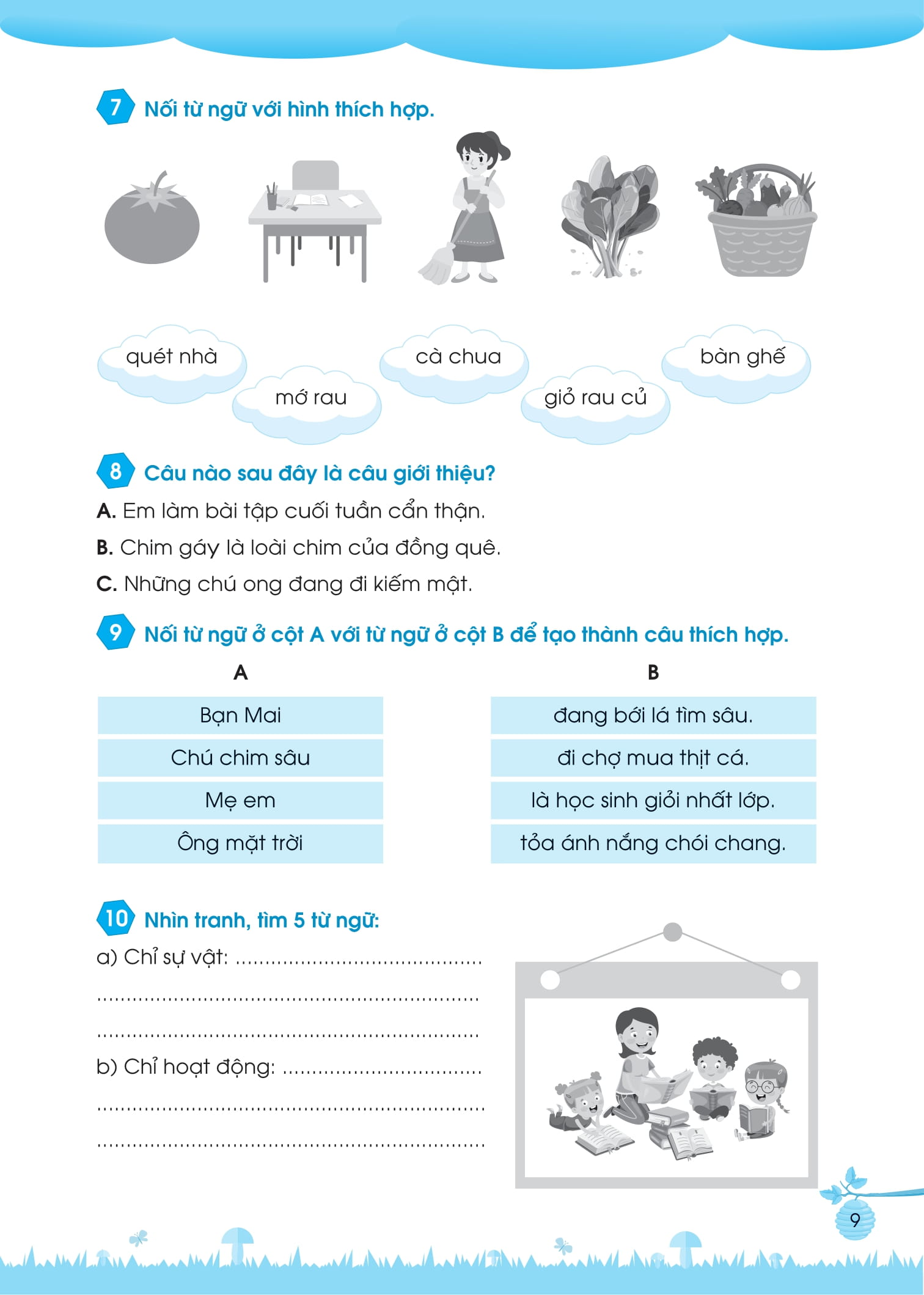 Bộ Bài Tập Bổ Trợ Tiếng Việt Cơ Bản Và Nâng Cao Lớp 2 - Tập 1 - Ảnh 10