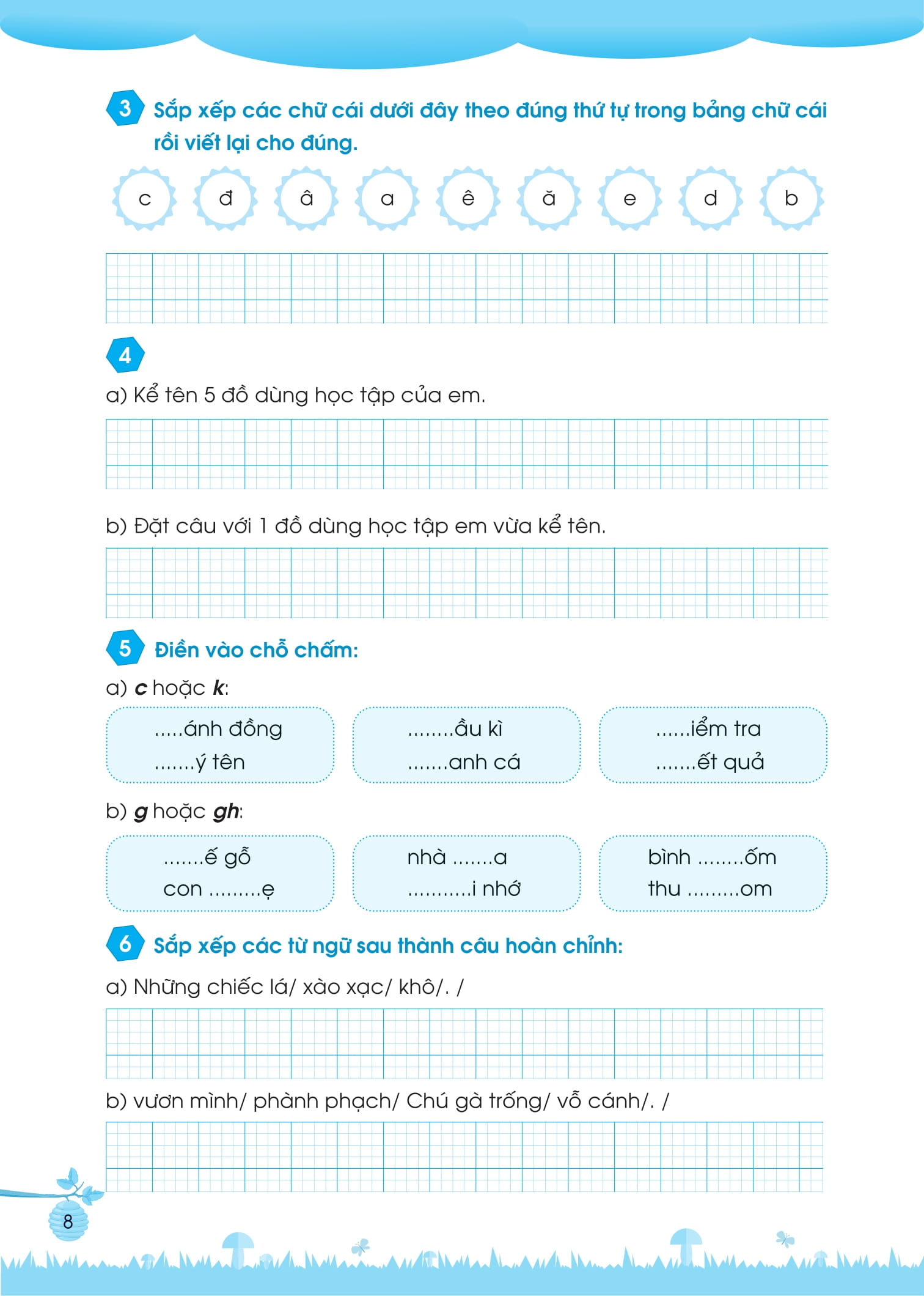 Bộ Bài Tập Bổ Trợ Tiếng Việt Cơ Bản Và Nâng Cao Lớp 2 - Tập 1 - Ảnh 9