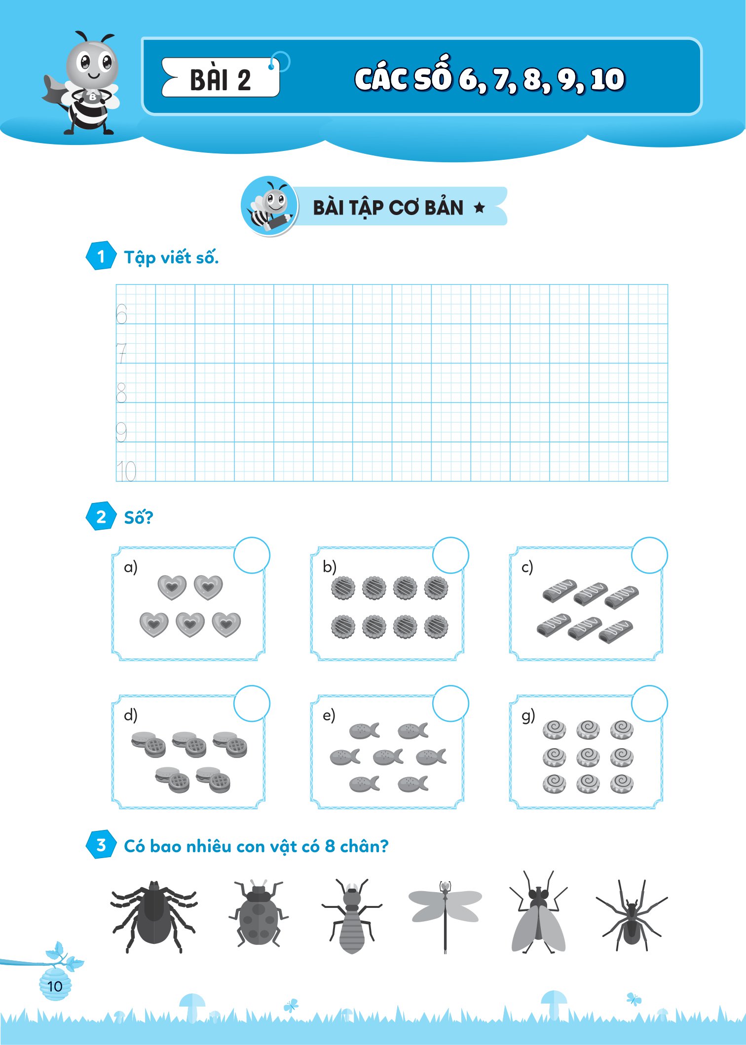 bộ bài tập bổ trợ toán cơ bản và nâng cao lớp 1 - tập 1 - Ảnh 10