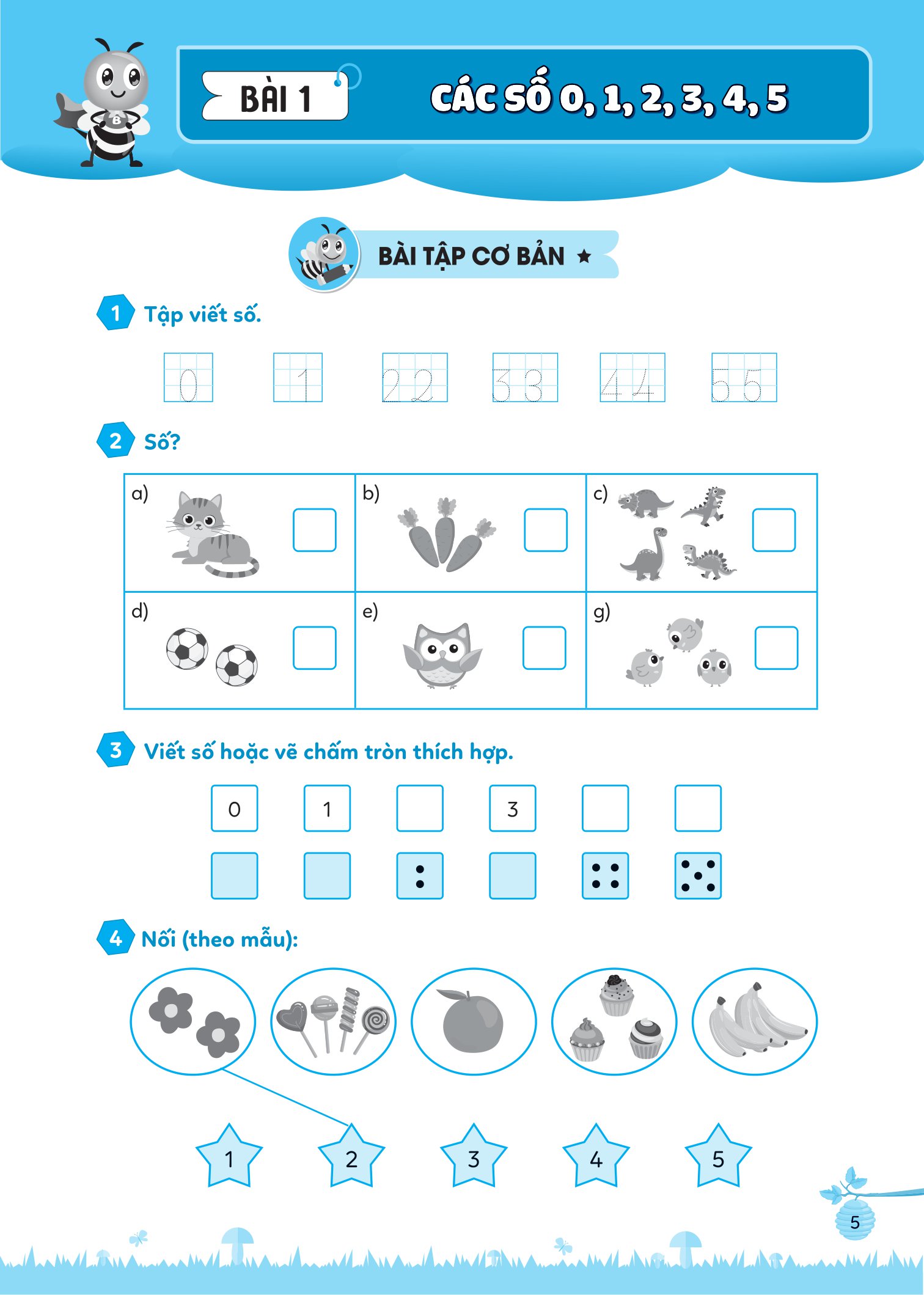 bộ bài tập bổ trợ toán cơ bản và nâng cao lớp 1 - tập 1 - Ảnh 6