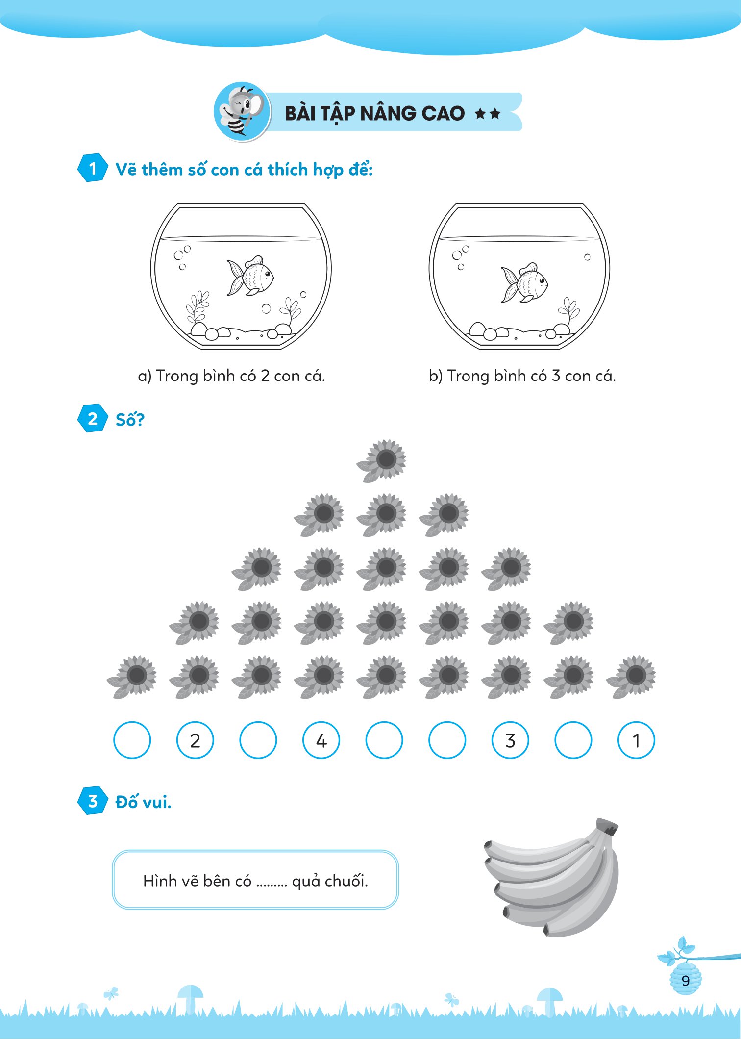 bộ bài tập bổ trợ toán cơ bản và nâng cao lớp 1 - tập 1 - Ảnh 9