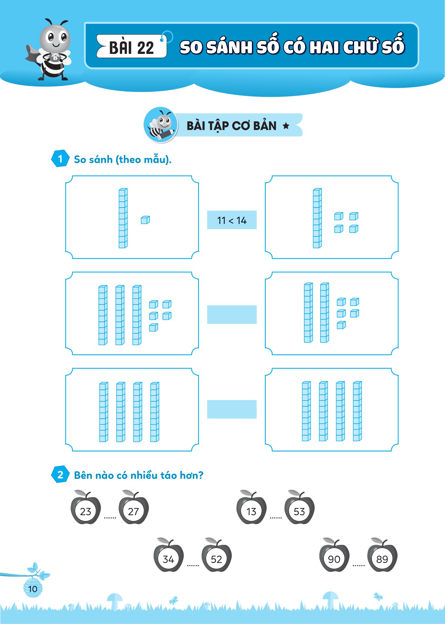 bộ bài tập bổ trợ toán cơ bản và nâng cao lớp 1 - tập 2 - Ảnh 10