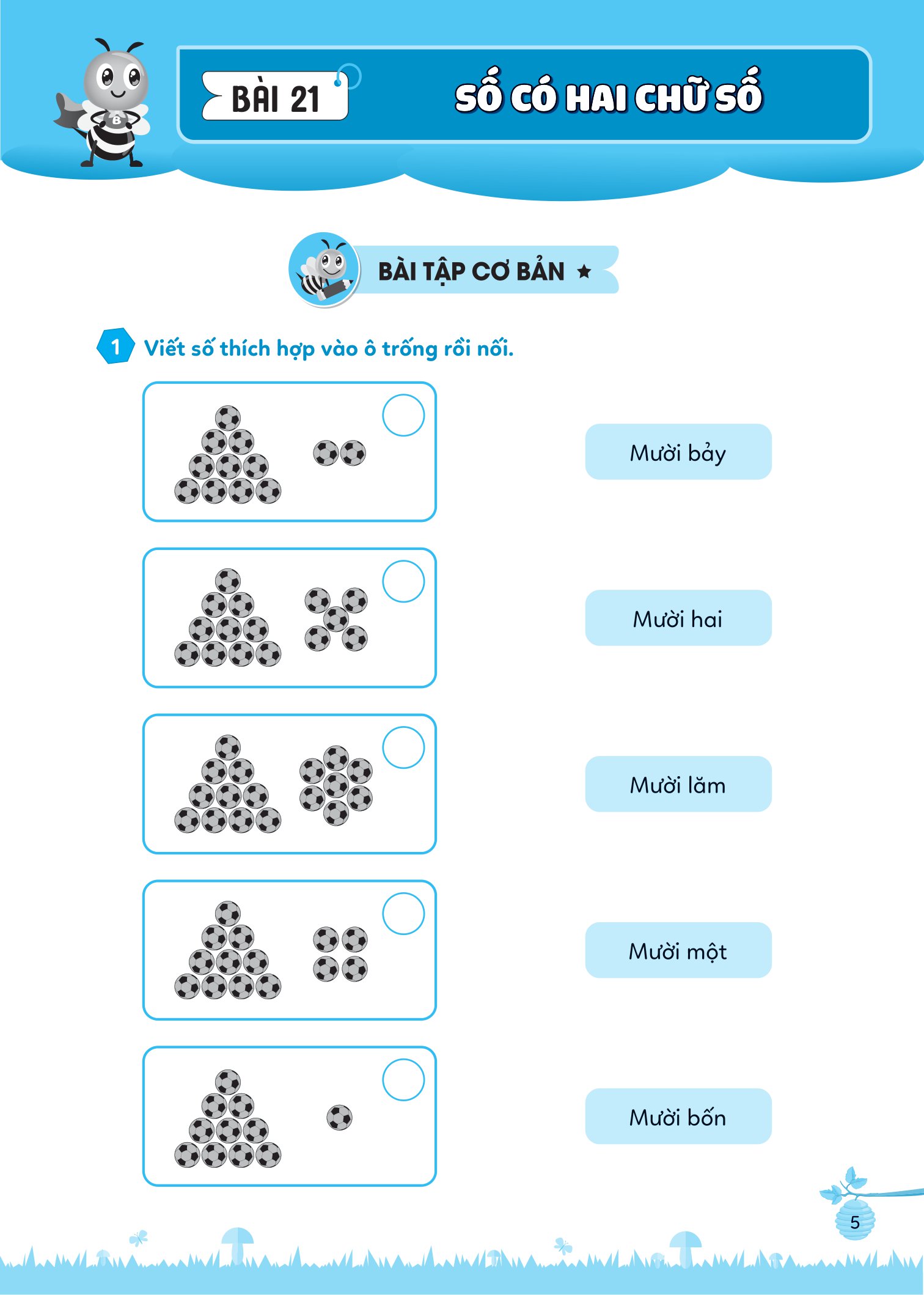bộ bài tập bổ trợ toán cơ bản và nâng cao lớp 1 - tập 2 - Ảnh 6