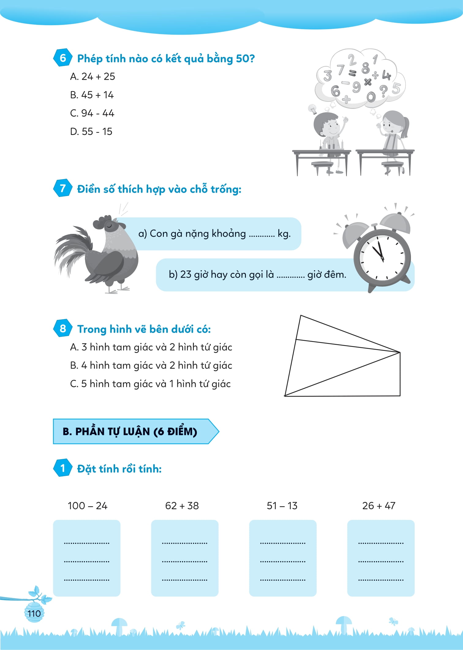 Bộ Bài Tập Bổ Trợ Toán Cơ Bản Và Nâng Cao Lớp 2 - Tập 1 - Ảnh 16