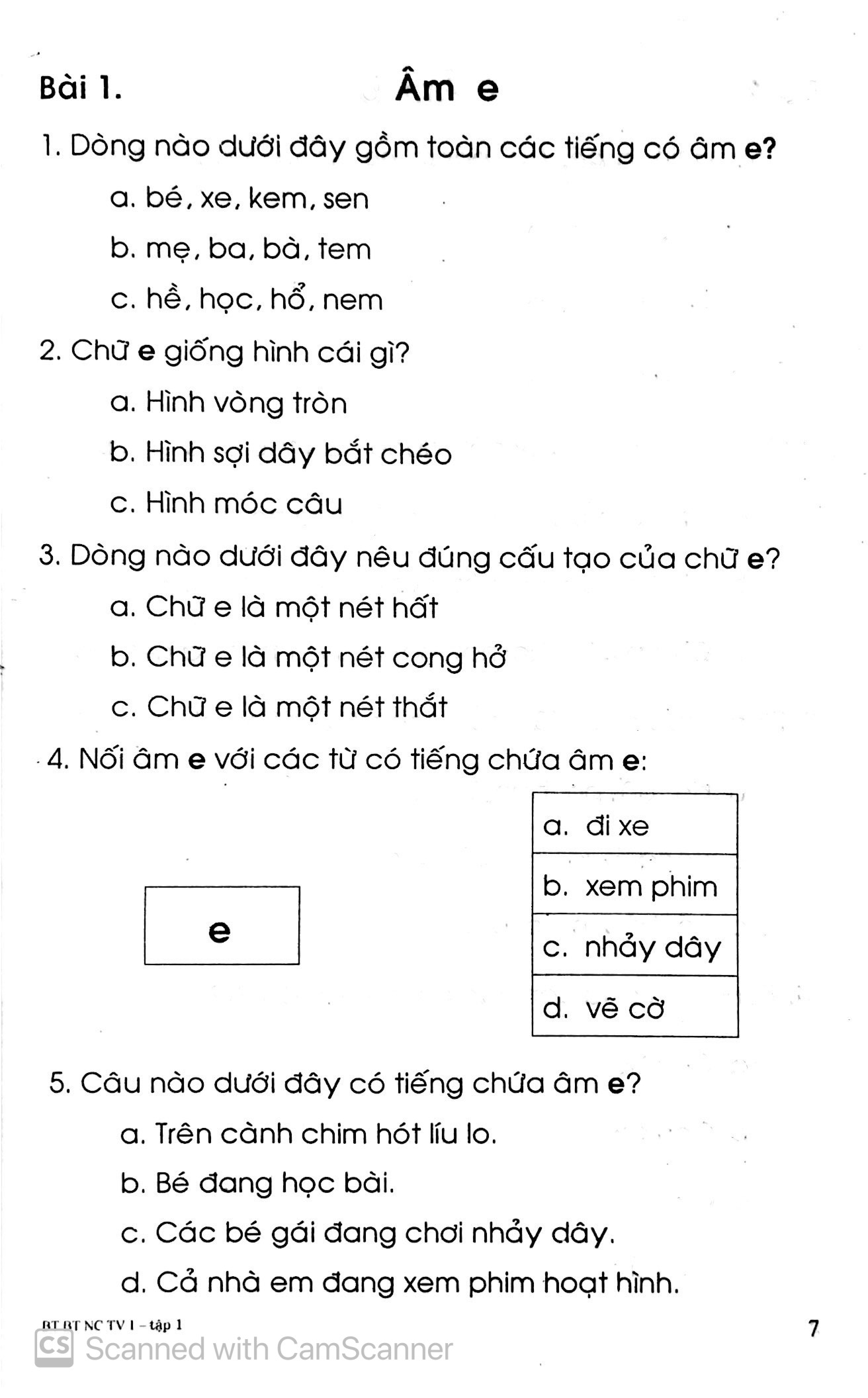 bộ bài tập bổ trợ và nâng cao tiếng việt 1 - tập 1 - Ảnh 6