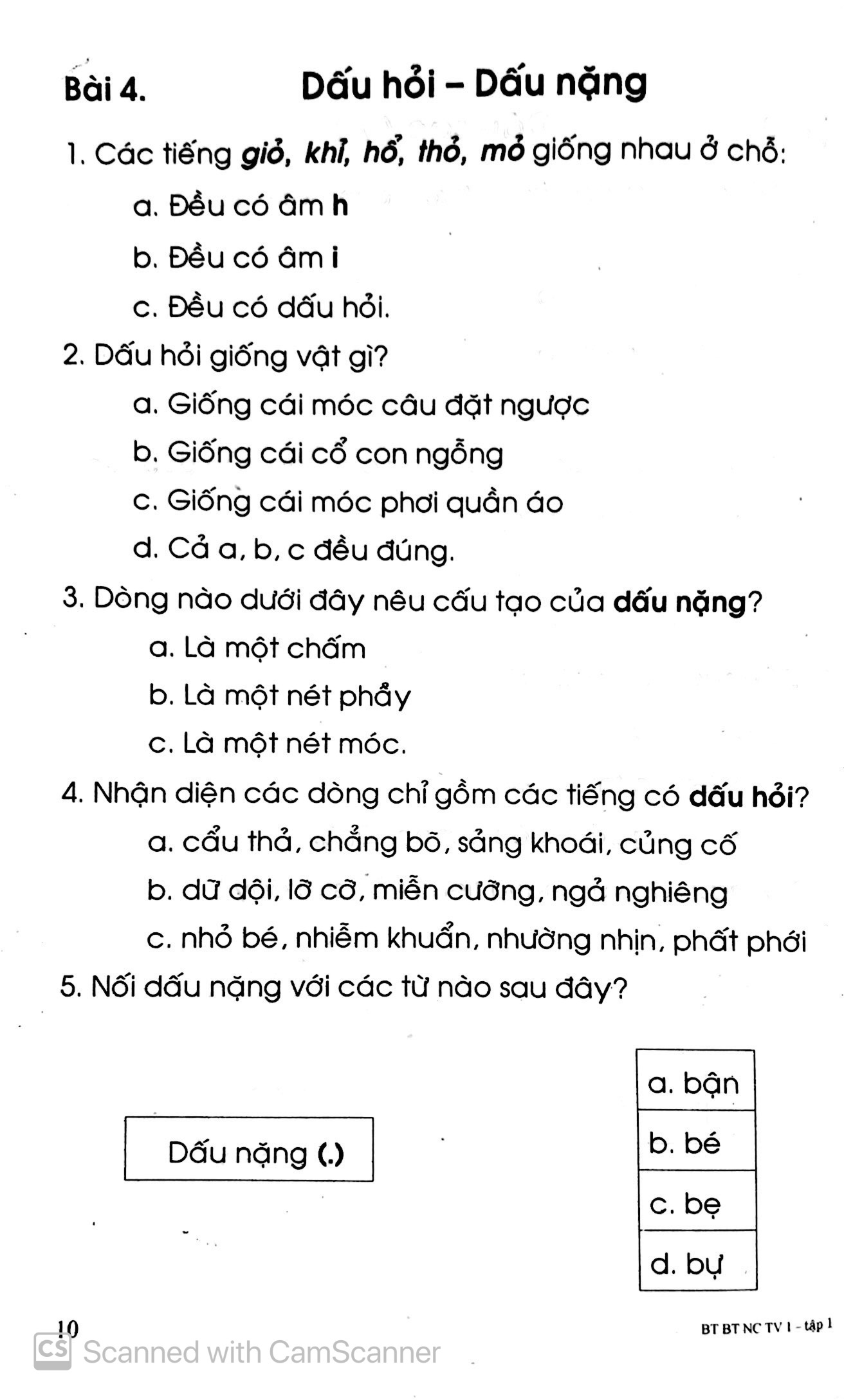 bộ bài tập bổ trợ và nâng cao tiếng việt 1 - tập 1 - Ảnh 9