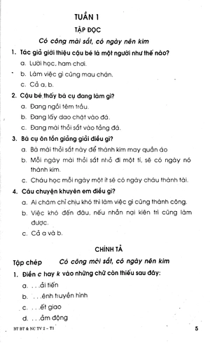 bộ bài tập bổ trợ và nâng cao tiếng việt 2 - tập 1 - Ảnh 4