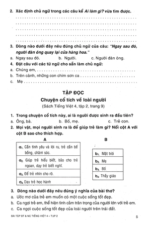 bộ bài tập bổ trợ và nâng cao tiếng việt 4 - tập 2 - Ảnh 6