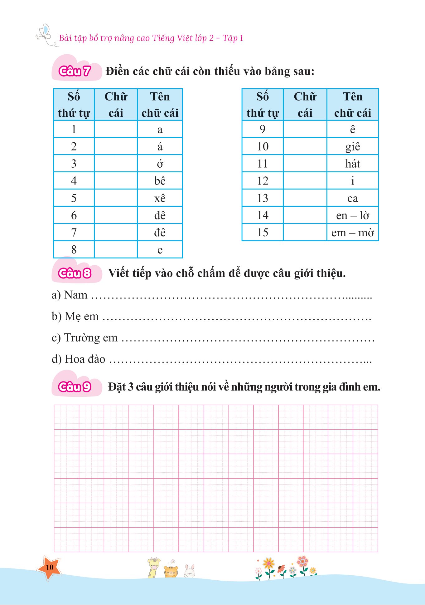 bộ bài tập bổ trợ và nâng cao tiếng việt lớp 2 - tập 1 (theo sgk bộ kết nối tri thức với cuộc sống) - Ảnh 11