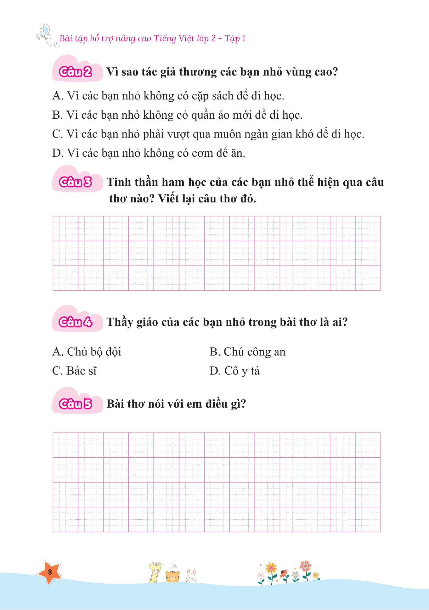 bộ bài tập bổ trợ và nâng cao tiếng việt lớp 2 - tập 1 (theo sgk bộ kết nối tri thức với cuộc sống) - Ảnh 9