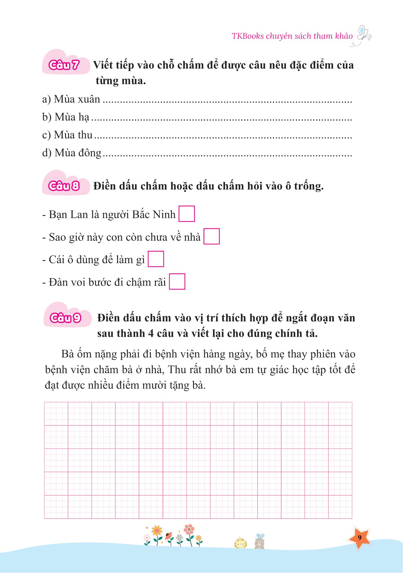 bộ bài tập bổ trợ và nâng cao tiếng việt lớp 2 - tập 2 (theo sgk bộ kết nối tri thức với cuộc sống) - Ảnh 10