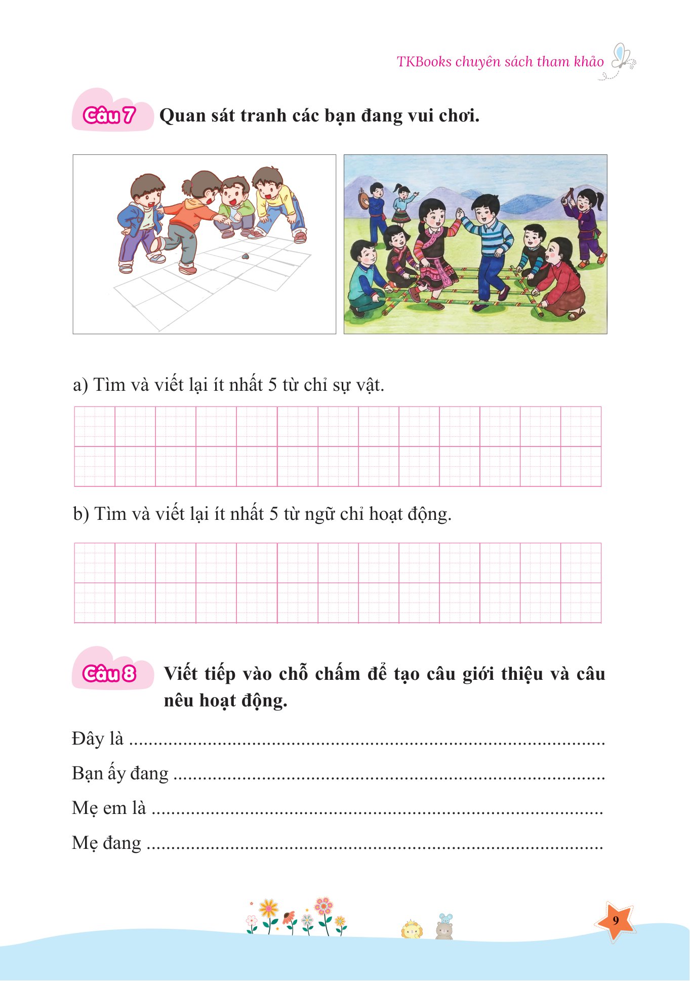 bộ bài tập bổ trợ và nâng cao tiếng việt lớp 3 - tập 1 - Ảnh 10