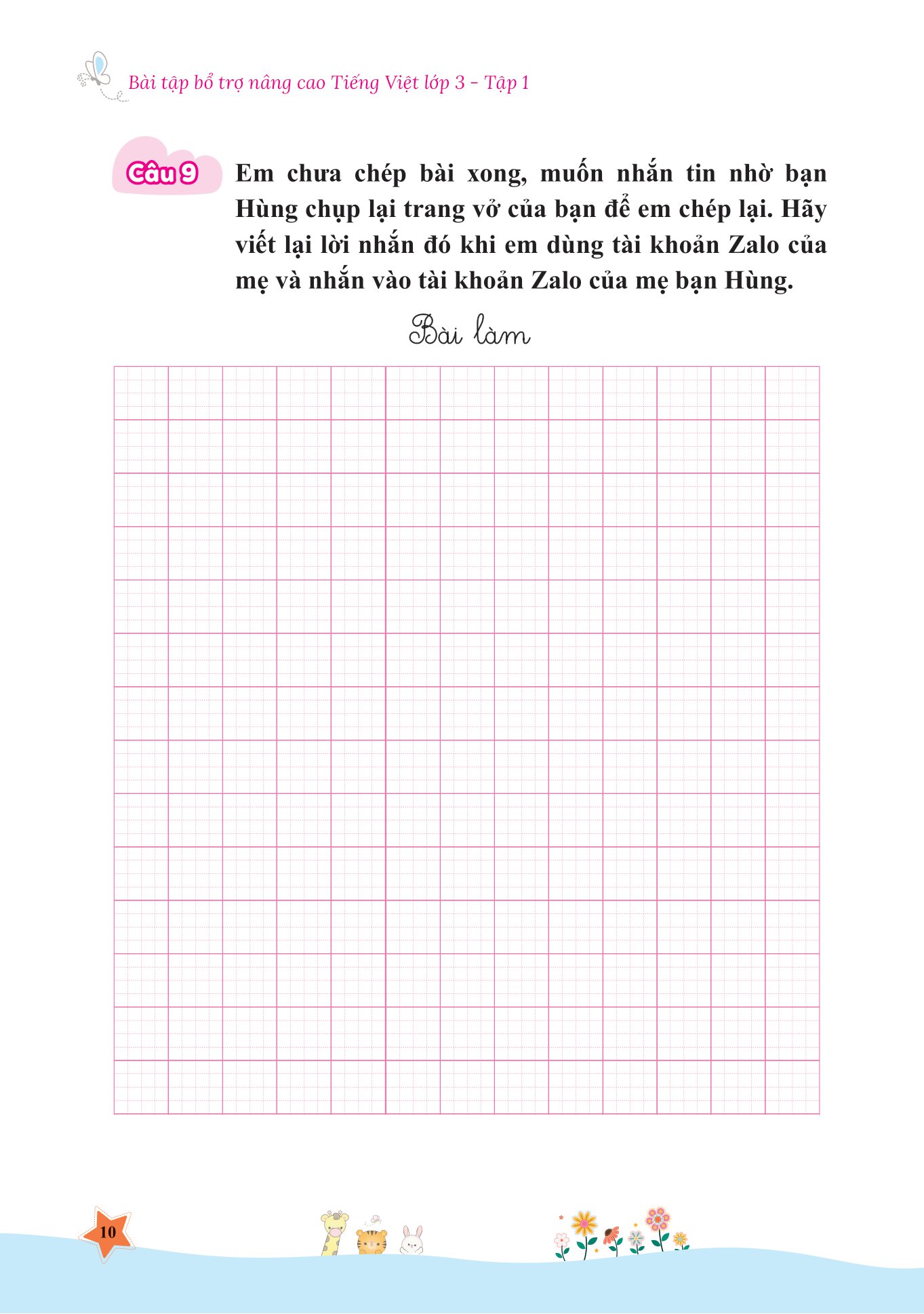 bộ bài tập bổ trợ và nâng cao tiếng việt lớp 3 - tập 1 - Ảnh 11
