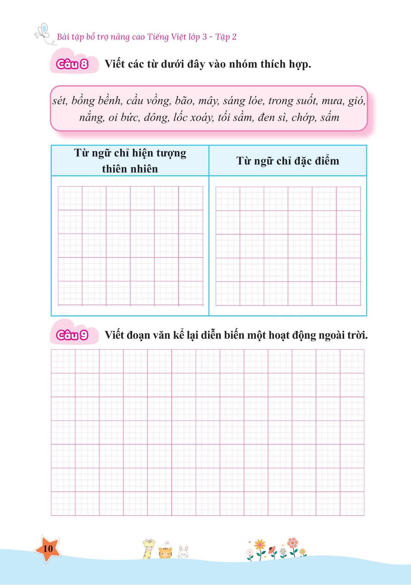 bộ bài tập bổ trợ và nâng cao tiếng việt lớp 3 - tập 2 (theo chương trình gdpt của bộ kết nối tri thức) - Ảnh 11