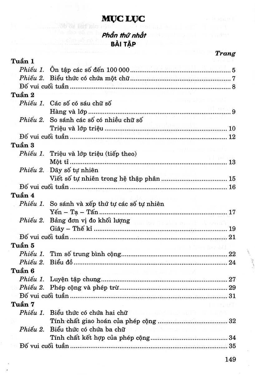 bộ bài tập chọn lọc toán 4 - hai buổi mỗi ngày - tập 1 (dùng chung cho các bộ sgk hiện hành) - Ảnh 5