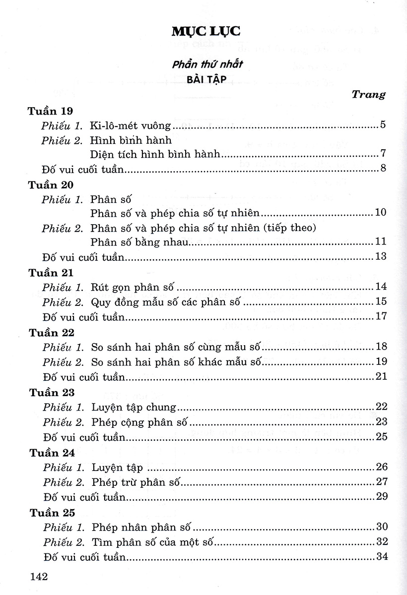 bộ bài tập chọn lọc toán 4 - hai buổi mỗi ngày - tập 2 (dùng chung cho các bộ sgk hiện hành) - Ảnh 4