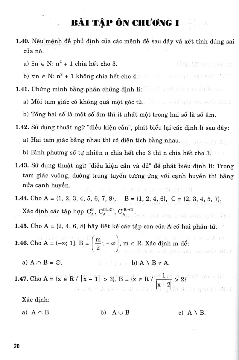 Bộ
Bài Tập Cơ Bản Và Nâng Cao Toán 10 - Tập 1 (Kết Nối) - Ảnh 6