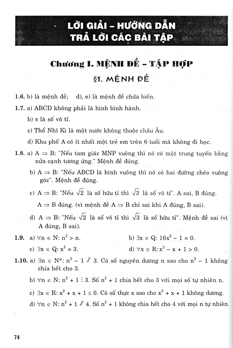 Bộ
Bài Tập Cơ Bản Và Nâng Cao Toán 10 - Tập 1 (Kết Nối) - Ảnh 9