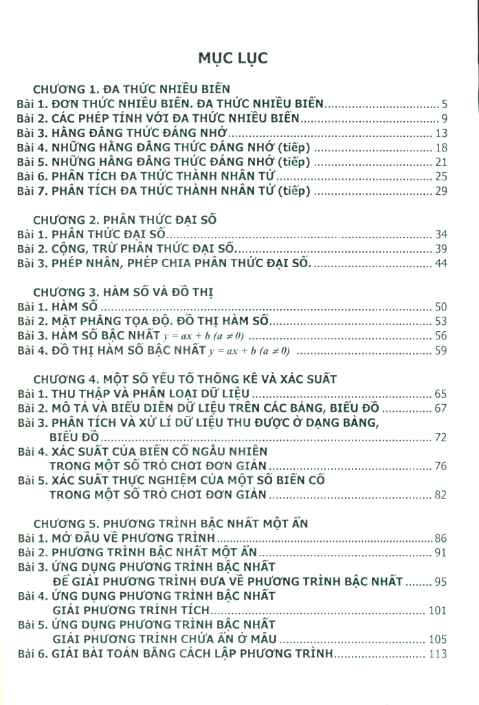 bộ bài tập cơ bản và nâng cao toán 8 - tập 1 - phần đại số - Ảnh 4