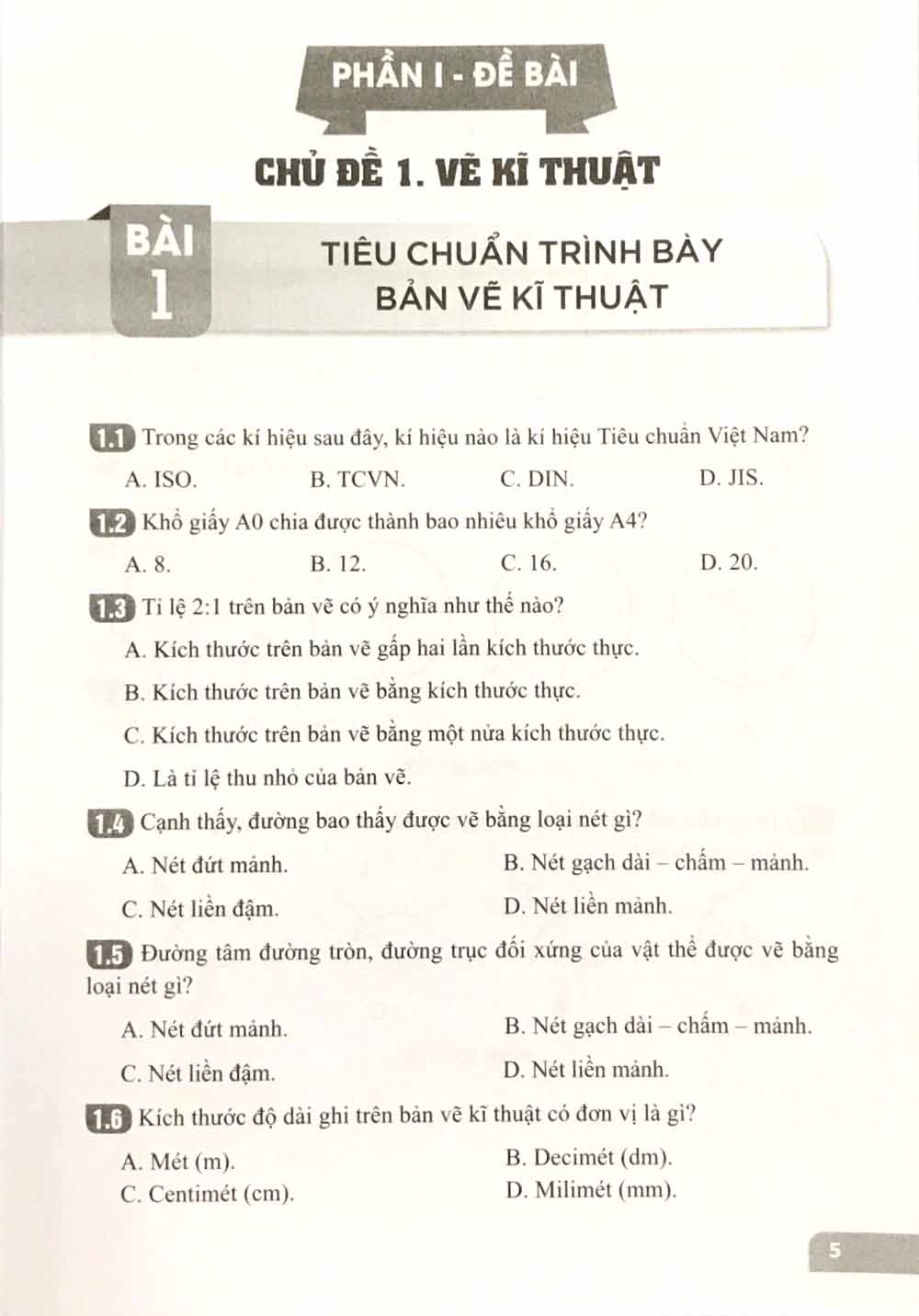 bộ bài tập công nghệ 8 (cánh diều) (chuẩn) - Ảnh 5