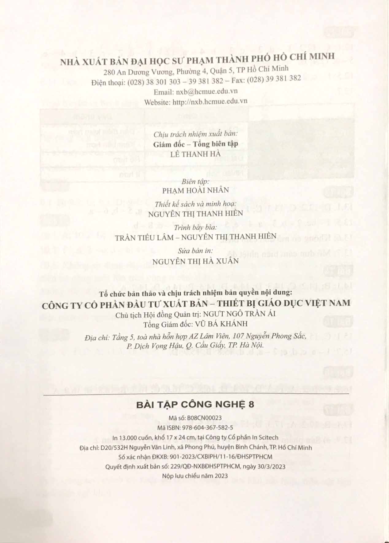 bộ bài tập công nghệ 8 (cánh diều) (chuẩn) - Ảnh 6