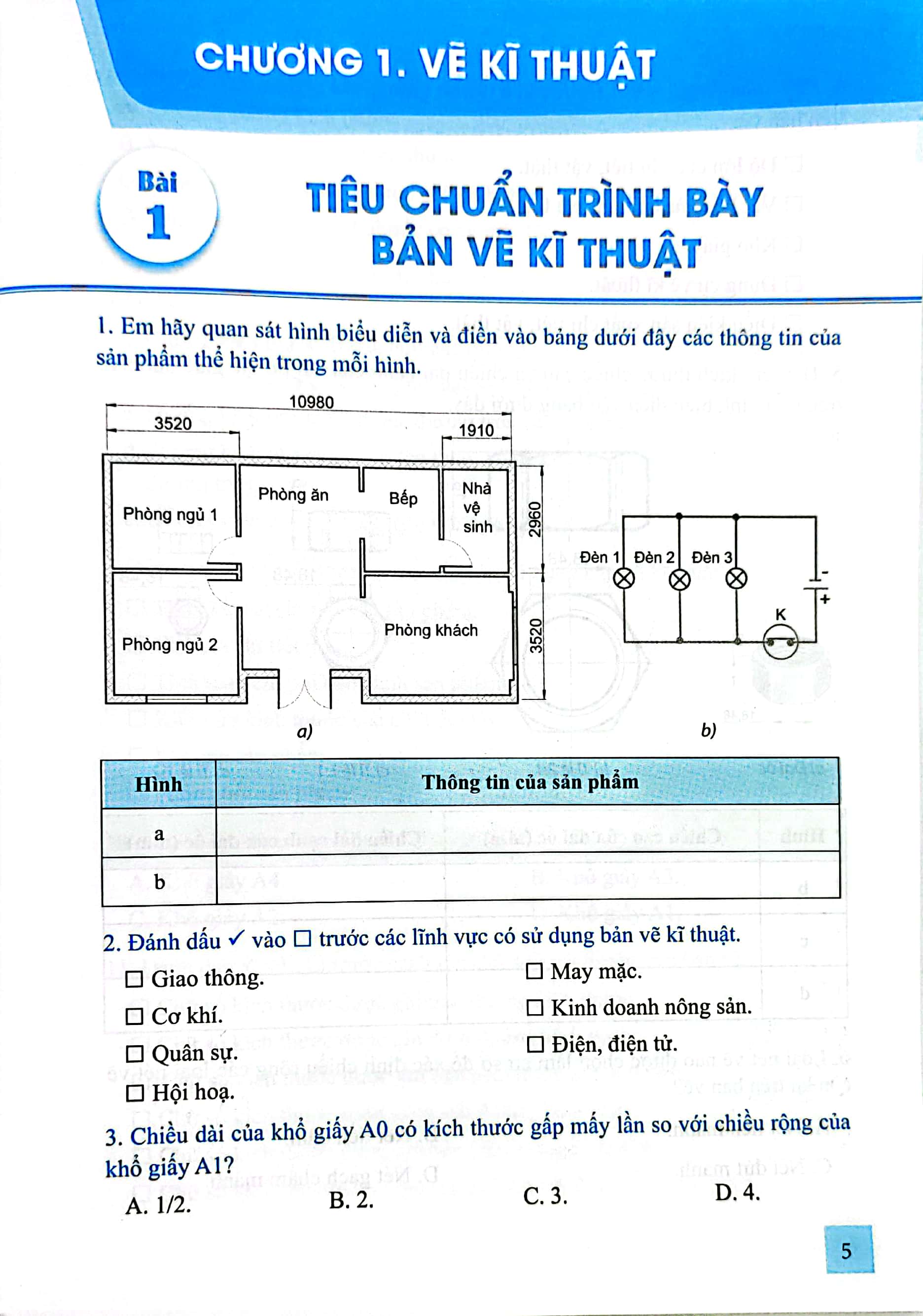 bộ bài tập công nghệ 8 (chân trời) (chuẩn) - Ảnh 4