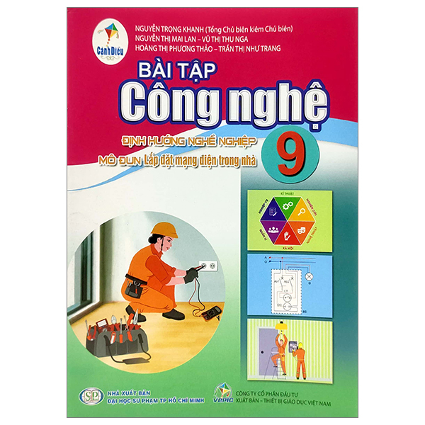 Bộ Bài Tập Công Nghệ 9 - Định Hướng Nghề Nghiệp Mô Đun Lắp Đặt Mạng Điện Trong Nhà (Cánh Diều) (Chuẩn)