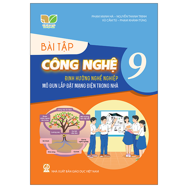 Bộ Bài Tập Công Nghệ 9 - Định Hướng Nghề Nghiệp - Mô Đun Lắp Đặt Mạng Điện Trong Nhà (Kết Nối) (Chuẩn)