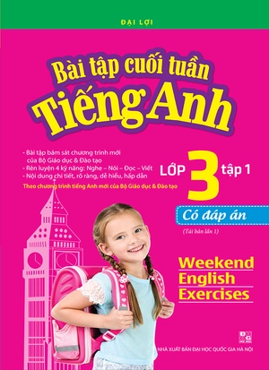 bộ bài tập cuối tuần tiếng anh lớp 3 tập 1 - có đáp án (tái bản 2020) - Ảnh 2