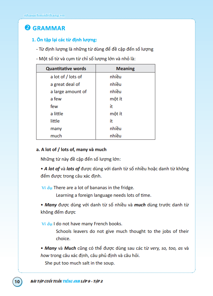 bộ bài tập cuối tuần tiếng anh lớp 9 - tập 2 - có đáp án (tái bản 2020) - Ảnh 6