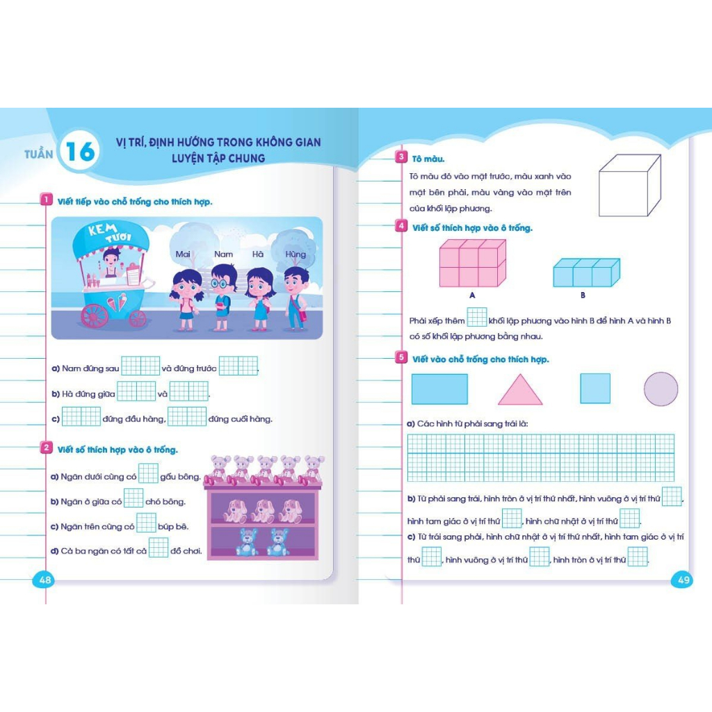 bộ bài tập cuối tuần toán 1 - tập 1 (kết nối tri thức) - Ảnh 3