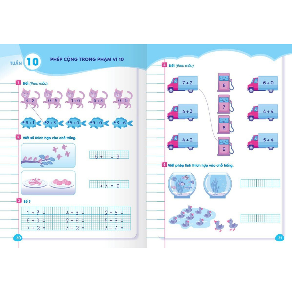 bộ bài tập cuối tuần toán 1 - tập 1 (kết nối tri thức) - Ảnh 5