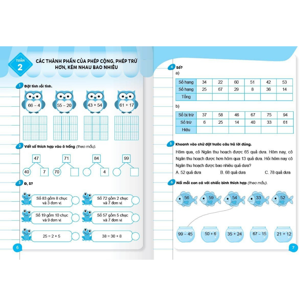 bộ bài tập cuối tuần toán 2 - tập 1 (kết nối tri thức) - Ảnh 3