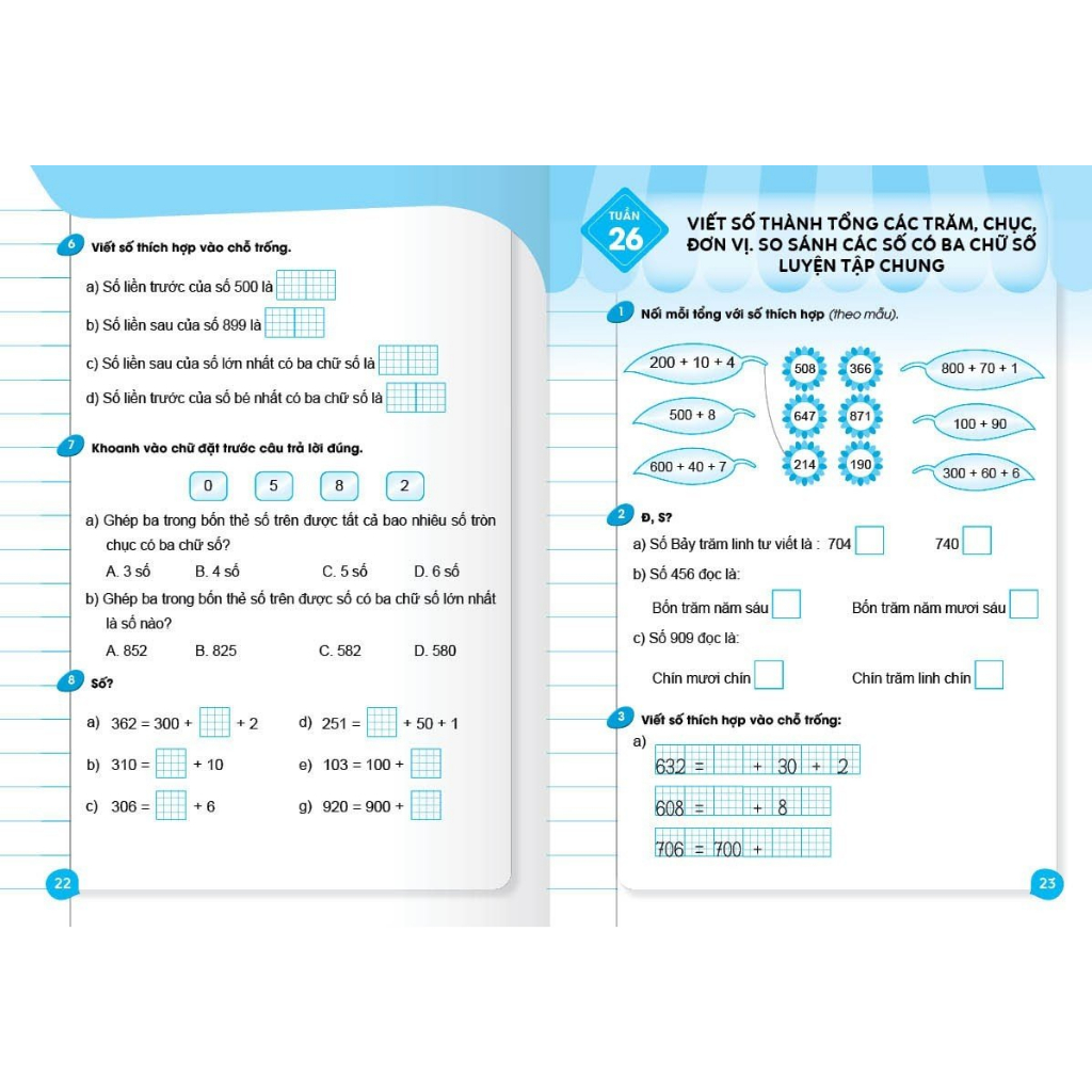 bộ bài tập cuối tuần toán 2 - tập 2 (kết nối tri thức) - Ảnh 3