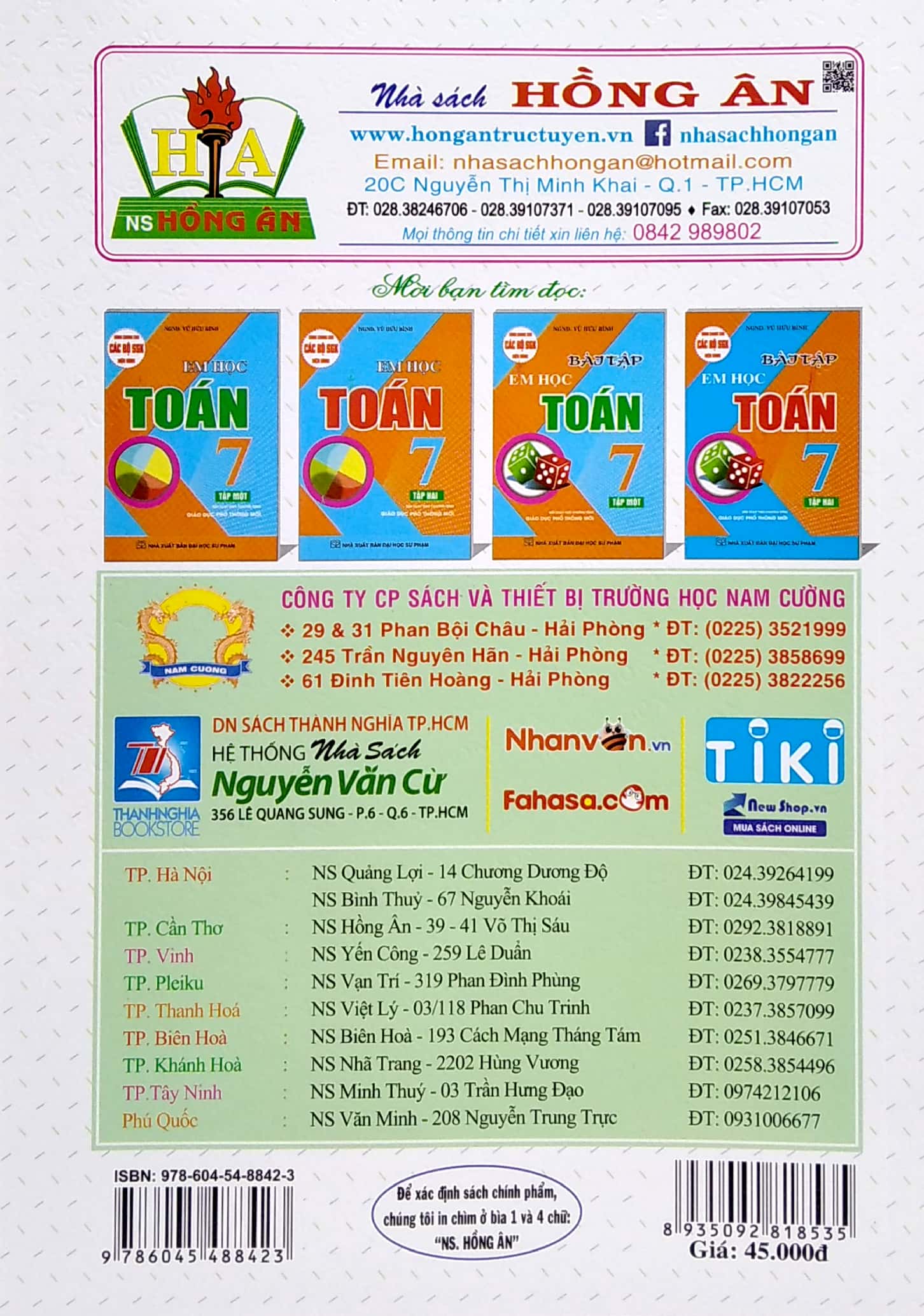 bộ bài tập em học toán lớp 7 - tập 2 (dùng chung cho các bộ sgk hiện hành) - Ảnh 3