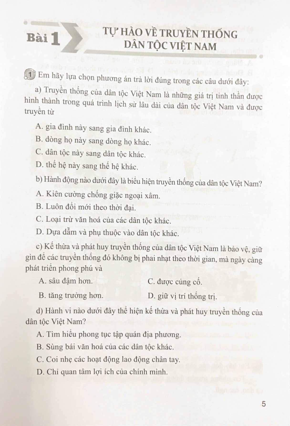 bộ bài tập giáo dục công dân 8 (cánh diều) (chuẩn) - Ảnh 4