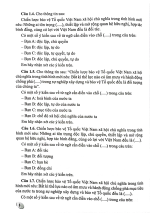 bộ bài tập giáo dục quốc phòng an ninh 11 (cánh diều) (chuẩn) - Ảnh 5