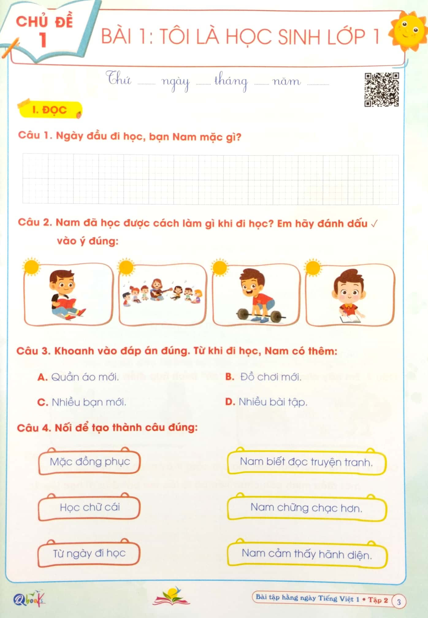 Bộ
						
										
										Bài Tập Hằng Ngày Tiếng Việt 1 - Tập 2 (Kết Nối) (2022) - Ảnh 5