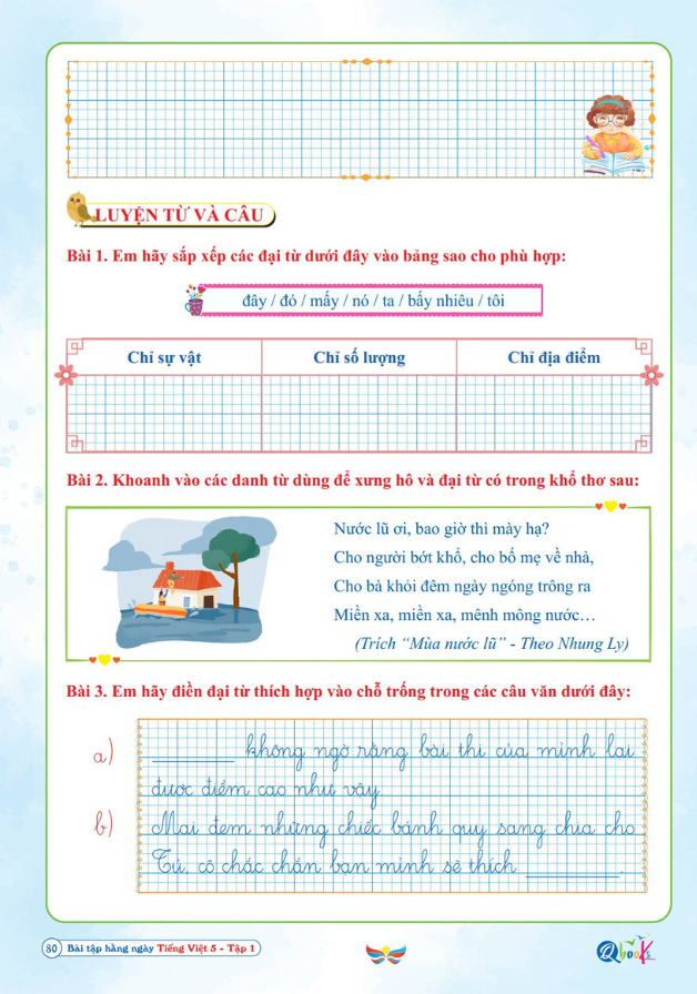 Bộ Bài Tập Hằng Ngày Tiếng Việt 5 - Tập 1 (Cánh Diều) - Ảnh 7