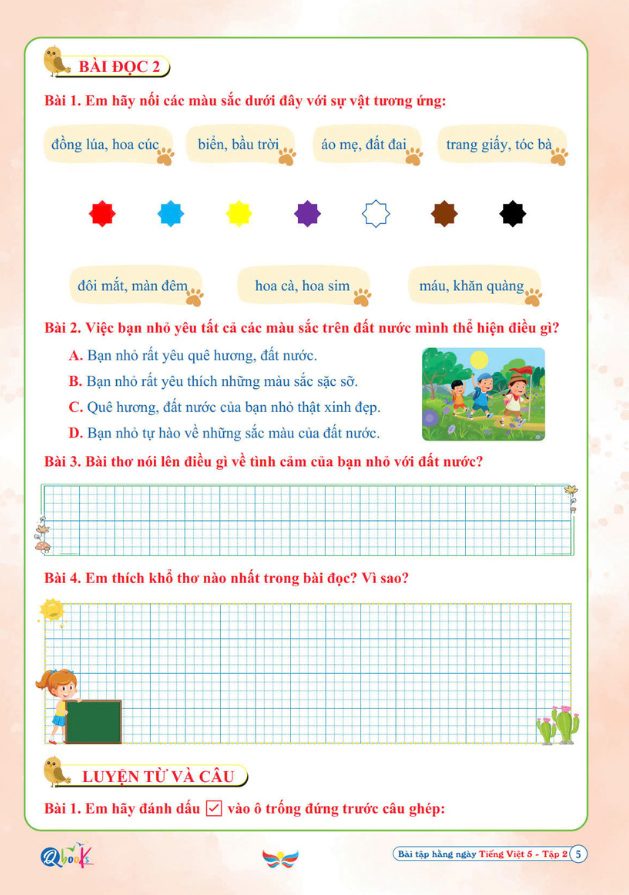 Bộ Bài Tập Hằng Ngày Tiếng Việt 5 - Tập 2 (Cánh Diều) - Ảnh 6