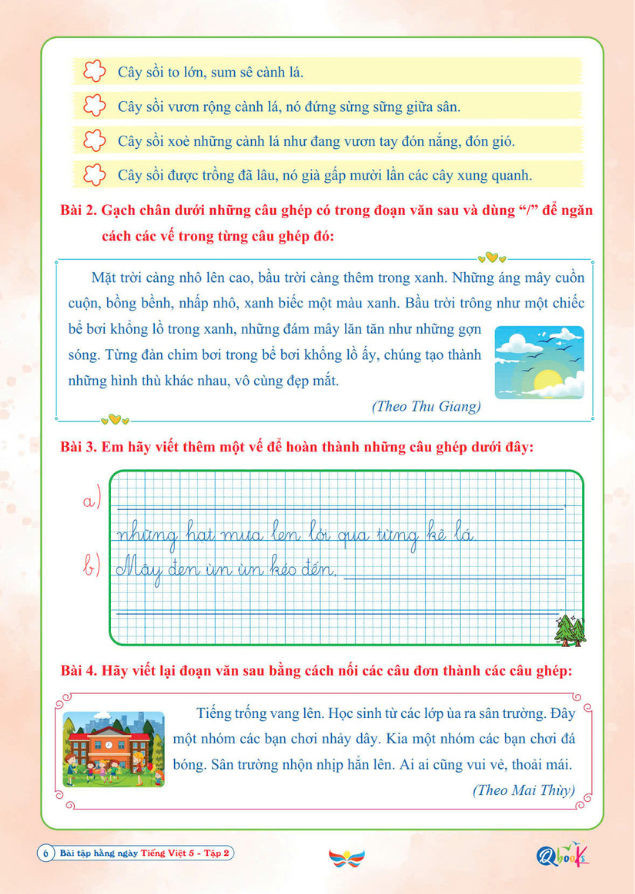 Bộ Bài Tập Hằng Ngày Tiếng Việt 5 - Tập 2 (Cánh Diều) - Ảnh 7