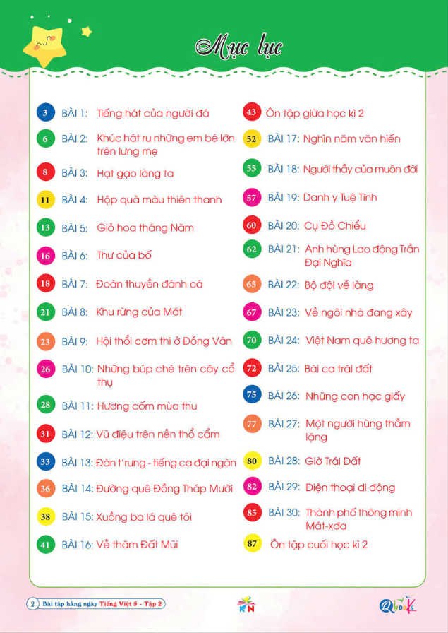 Bộ Bài Tập Hằng Ngày Tiếng Việt 5 - Tập 2 (Kết Nối) - Ảnh 3