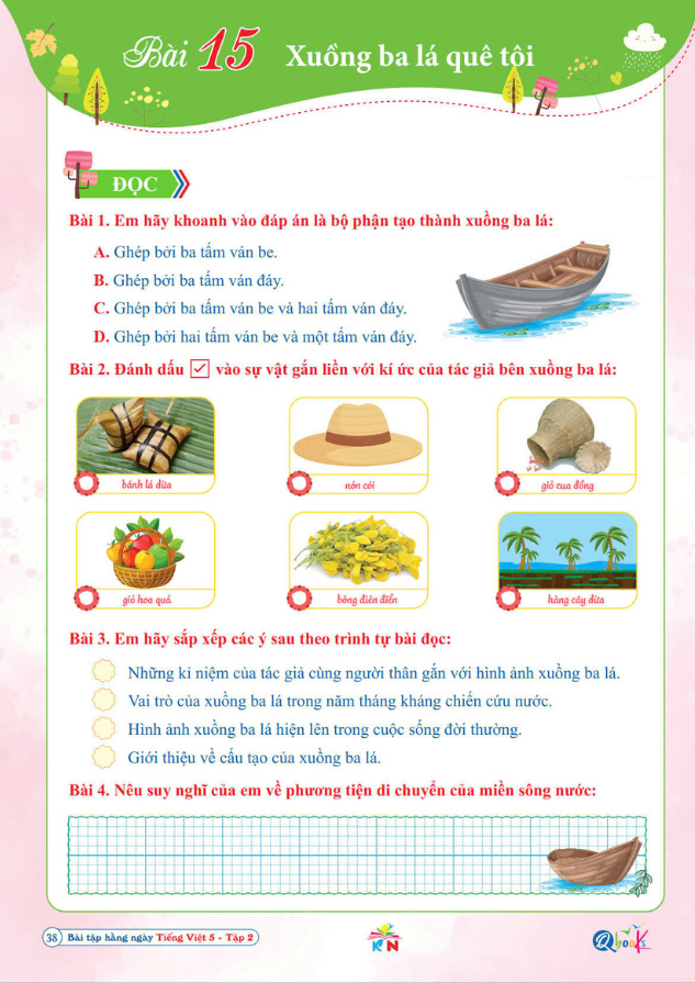 Bộ Bài Tập Hằng Ngày Tiếng Việt 5 - Tập 2 (Kết Nối) - Ảnh 6