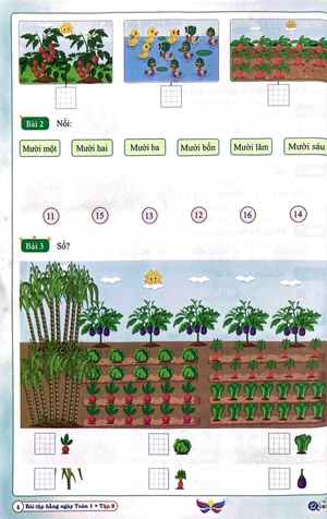 bộ bài tập hằng ngày toán 1 - tập 2 (cánh diều) (2022) - Ảnh 6